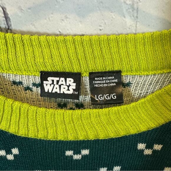 Star Wars Joy to the Galaxy Baby Yoda Christmas Sweater - Picture 2 of 3